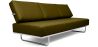 Buy Sofa Bed SQUAR (Convertible) - Faux Leather Olive 14621 in the United Kingdom