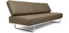 Buy Sofa Bed SQUAR (Convertible) - Faux Leather Taupe 14621 in the United Kingdom