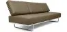 Buy Sofa Bed SQUAR (Convertible) - Faux Leather Taupe 14621 in the United Kingdom