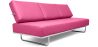 Buy Sofa Bed SQUAR (Convertible) - Faux Leather Pink 14621 in the United Kingdom