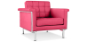 Buy Armchair Trendy - Faux Leather Fuchsia 13180 - prices