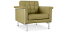 Buy Armchair Trendy - Faux Leather Light green 13180 - in the UK