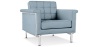 Buy Armchair Trendy - Faux Leather Light blue 13180 in the United Kingdom