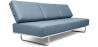 Buy Sofa Bed SQUAR (Convertible) - Faux Leather Light blue 14621 home delivery