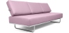 Buy Sofa Bed SQUAR (Convertible) - Faux Leather Mauve 14621 in the United Kingdom