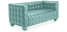 Buy Design Sofa Lukus (2 seats) - Faux Leather Pastel green 13252 - in the UK