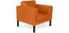 Buy 2334 Design Living room Armchair - Faux Leather Orange 15440 in the United Kingdom
