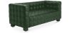 Buy Design Sofa Lukus (2 seats) - Faux Leather Green 13252 - prices