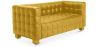 Buy Design Sofa Lukus (2 seats) - Faux Leather Pastel yellow 13252 - prices