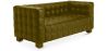 Buy Design Sofa Lukus (2 seats) - Faux Leather Olive 13252 with a guarantee