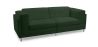 Buy Cava Design Sofa (2 seats) - Faux Leather Green 16611 in the United Kingdom