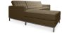 Buy Design Corner Sofa Kanel - Left Angle - Faux Leather Taupe 15184 in the United Kingdom