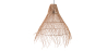 Buy Woven Rattan Pendant Light, Boho Bali Style - Perca Natural 60489 - in the UK