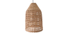 Buy Rattan Pendant Lamp, Boho Bali Style - Grau Natural 60491 - in the UK