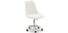 Buy Desk Chair with Wheels - White Boucle - Tulipe White 60615 - in the UK