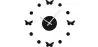 Buy 4 Butterflies Wall Clock Unique 54920 - in the UK
