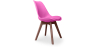 Buy Brielle Scandinavian design Premium Chair with cushion - Dark Legs Fuchsia 59953 in the United Kingdom
