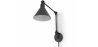 Buy Lamp Wall Light - Adjustable Reading Light - Nira Black 60515 - in the UK