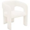 Buy Upholstered Dining Chair - White Boucle - Alexa White 60551 - in the UK