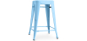 Buy Bar Stool Bistrot Metalix Industrial Design Metal - 60 cm - New Edition Pastel blue 60122 home delivery