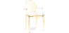 Buy Transparent Dining Chair - Armrest Design - Louis King Amber 16461 at MyFaktory