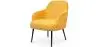 Buy Velvet upholstered Armchair - Jeve Yellow 60548 - in the UK
