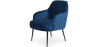 Buy Upholstered Dining Chair - Velvet - Jeve Dark blue 60548 in the United Kingdom