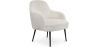 Buy Upholstered Dining Chair - White Boucle - Jeve White 60549 - in the UK