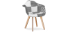 Buy Premium Design Amir chair White And Black - Patchwork  White / Black 60604 - in the UK