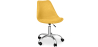 Buy Upholstered Desk Chair with Wheels - Tulipe Yellow 60613 with a guarantee