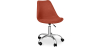 Buy Upholstered Desk Chair with Wheels - Tulipe Orange 60613 home delivery