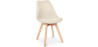 Buy Scandinavian Padded Dining Chair Beige 59892 with a guarantee