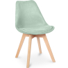 Buy Scandinavian Padded Dining Chair Pastel blue 59892 home delivery