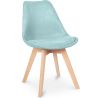 Buy Scandinavian Padded Dining Chair Pastel blue 59892 home delivery