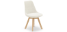 Buy Upholstered Dining Chair - White Boucle - Tulipe White 60614 - in the UK