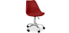 Buy Upholstered Desk Chair with Wheels - Tulipe Red 60613 in the United Kingdom