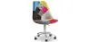 Buy Swivel Office Chair - Patchwork Upholstery - Simona  Multicolour 60621 - in the UK