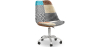 Buy  Swivel Office Chair - Patchwork Upholstery - Patty Multicolour 60623 - in the UK