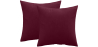 Buy Pack of 2 velvet cushions - cover and filling - Lenay Cognac 60631 in the United Kingdom