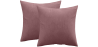 Buy Pack of 2 velvet cushions - cover and filling - Lenay Pink 60631 in the United Kingdom