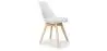 Buy Dining Chair Nordic – Scandinavian Style – Brielle White 58293 - in the UK