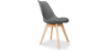 Buy Brielle Scandinavian design Chair with cushion Dark grey 58293 home delivery