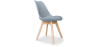 Buy Brielle Scandinavian design Chair with cushion Light grey 58293 - prices