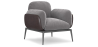 Buy Upholstered Velvet Armchair - Iura Light grey 60650 in the United Kingdom