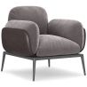 Buy Upholstered Velvet Armchair - Iura Dark grey 60650 - in the UK