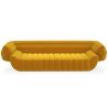 Buy Velvet Upholstered Sofa - 3/4 seats - Lumun Yellow 60640 - in the UK