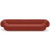 Buy Velvet Upholstered Sofa - 4/5 seats - Lumun Red 60641 in the United Kingdom