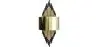 Buy Golden Wall Lamp - Sconde - Heyra Aged Gold 60664 - in the UK