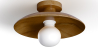 Buy Ceiling Lamp - Wooden Wall Light - Goodman Dark Brown 60675 - prices