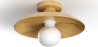 Buy Ceiling Lamp - Wooden Wall Light - Goodman Natural 60675 - in the UK